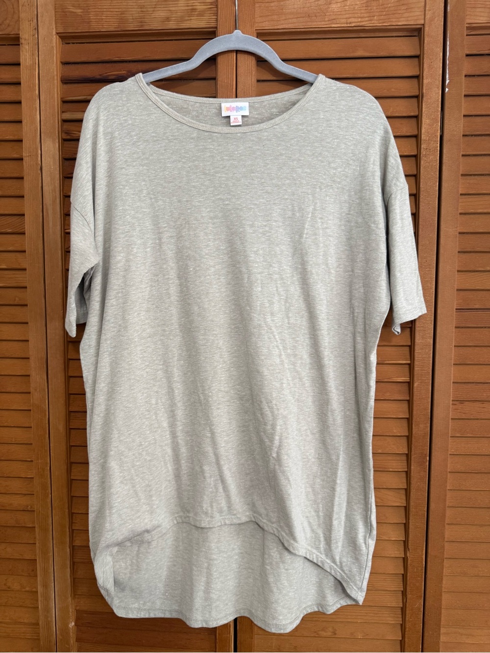 LuLaRoe Light Olive Short Sleeve Casual Top